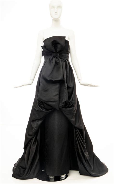 dior black strapless dress|christian Dior dresses.